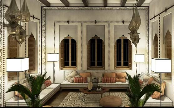 welcoming majlis design