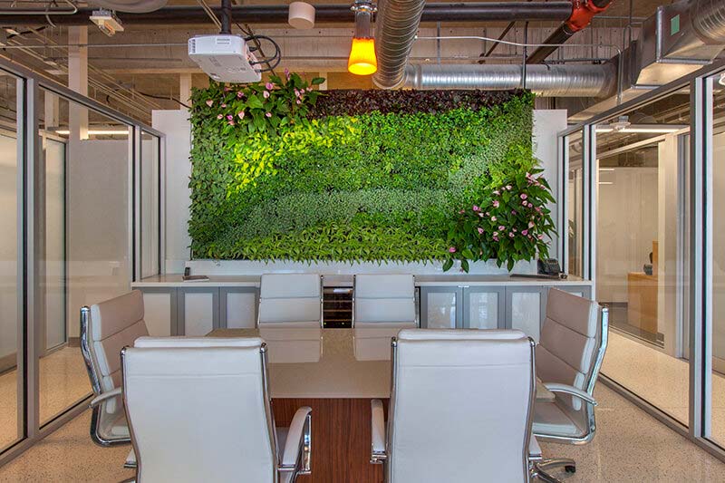 How do green walls work