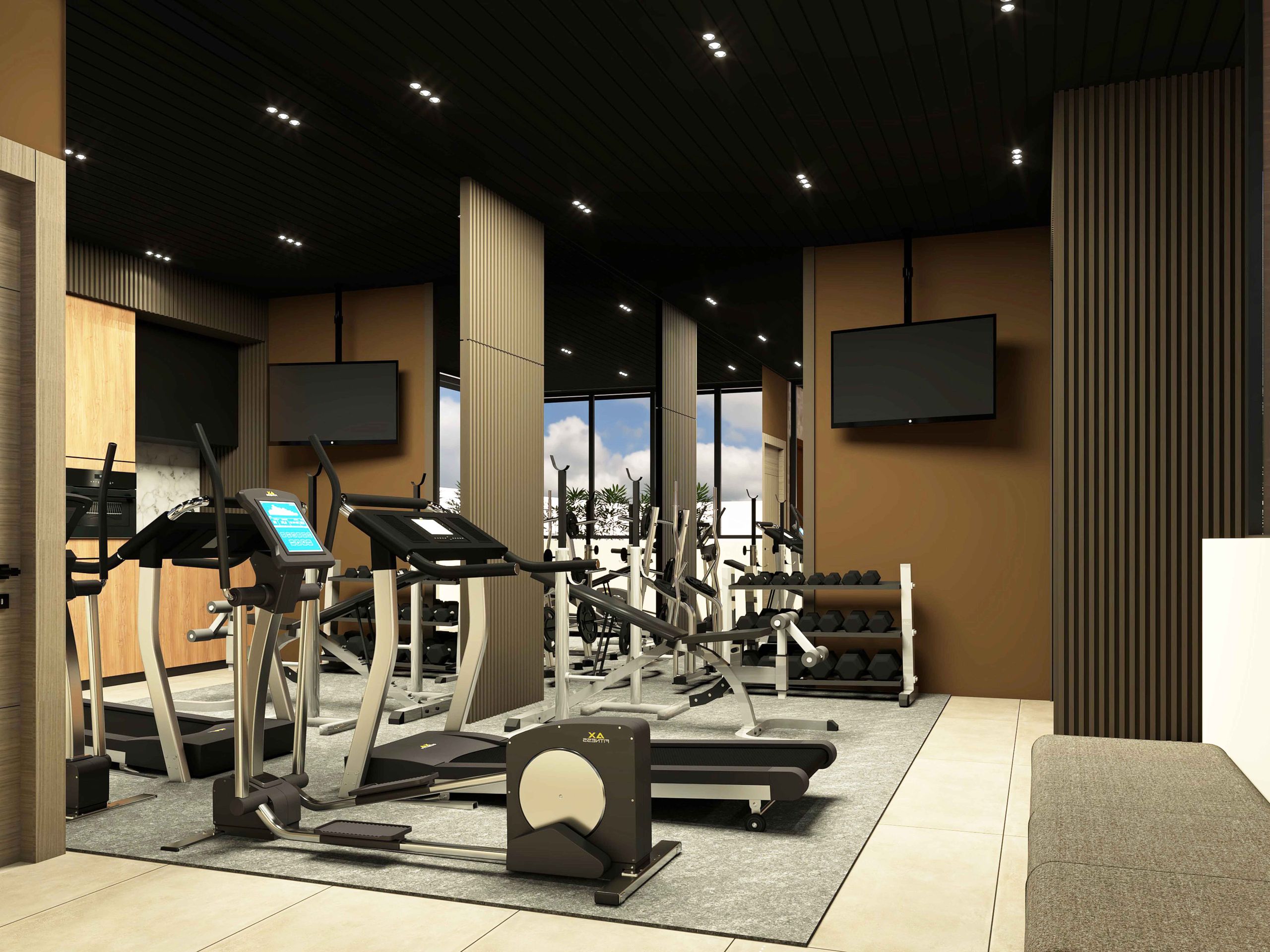 creative gym interior design 